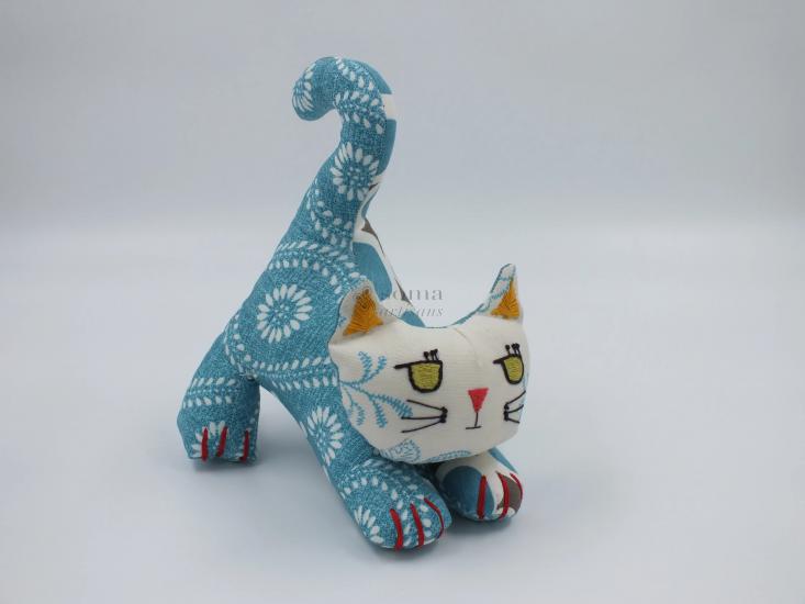 Mavi Kedi Oyuncak Pamuklu CAT002