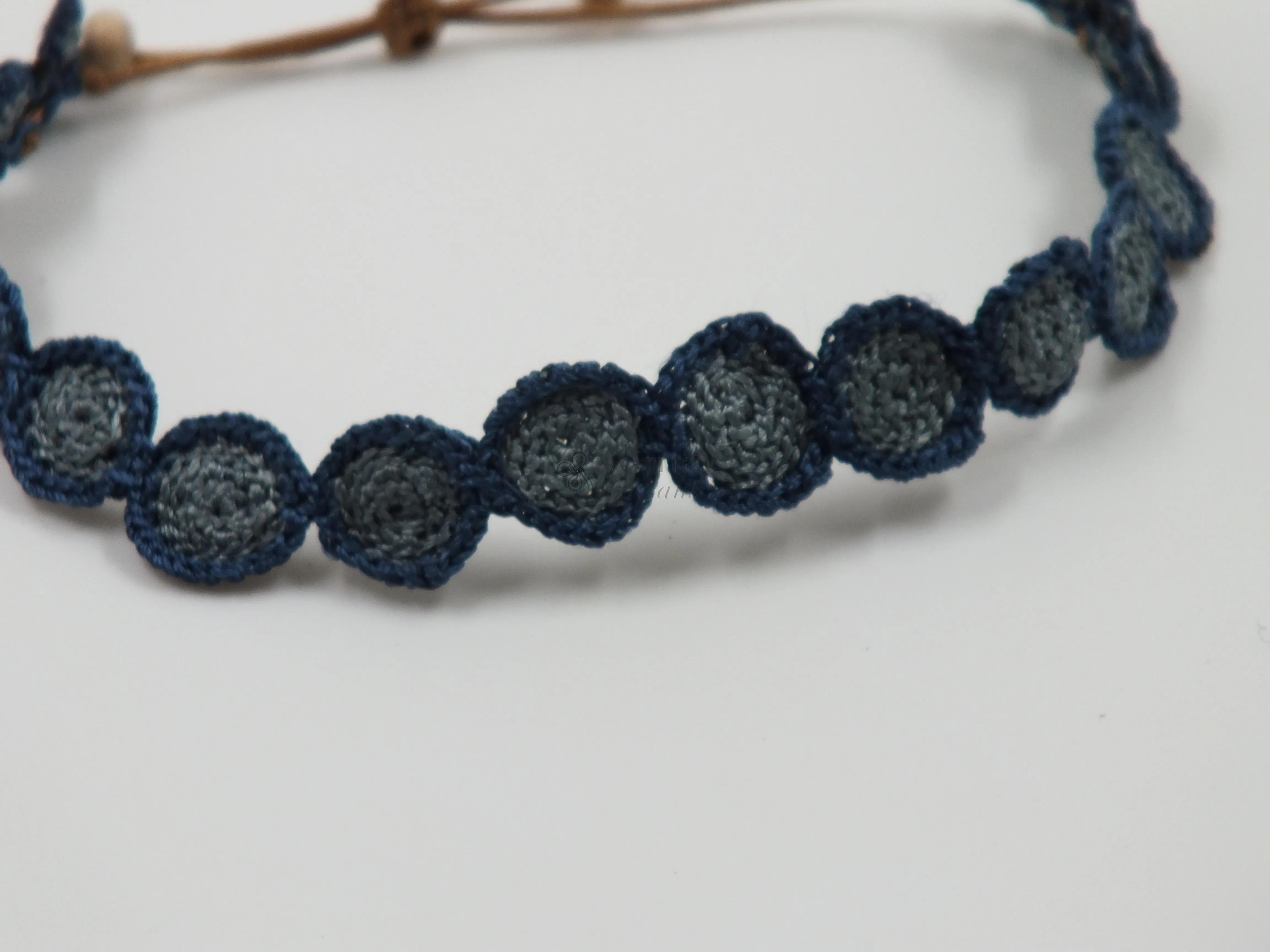 BRA010 Tığ Oyalı Bileklik