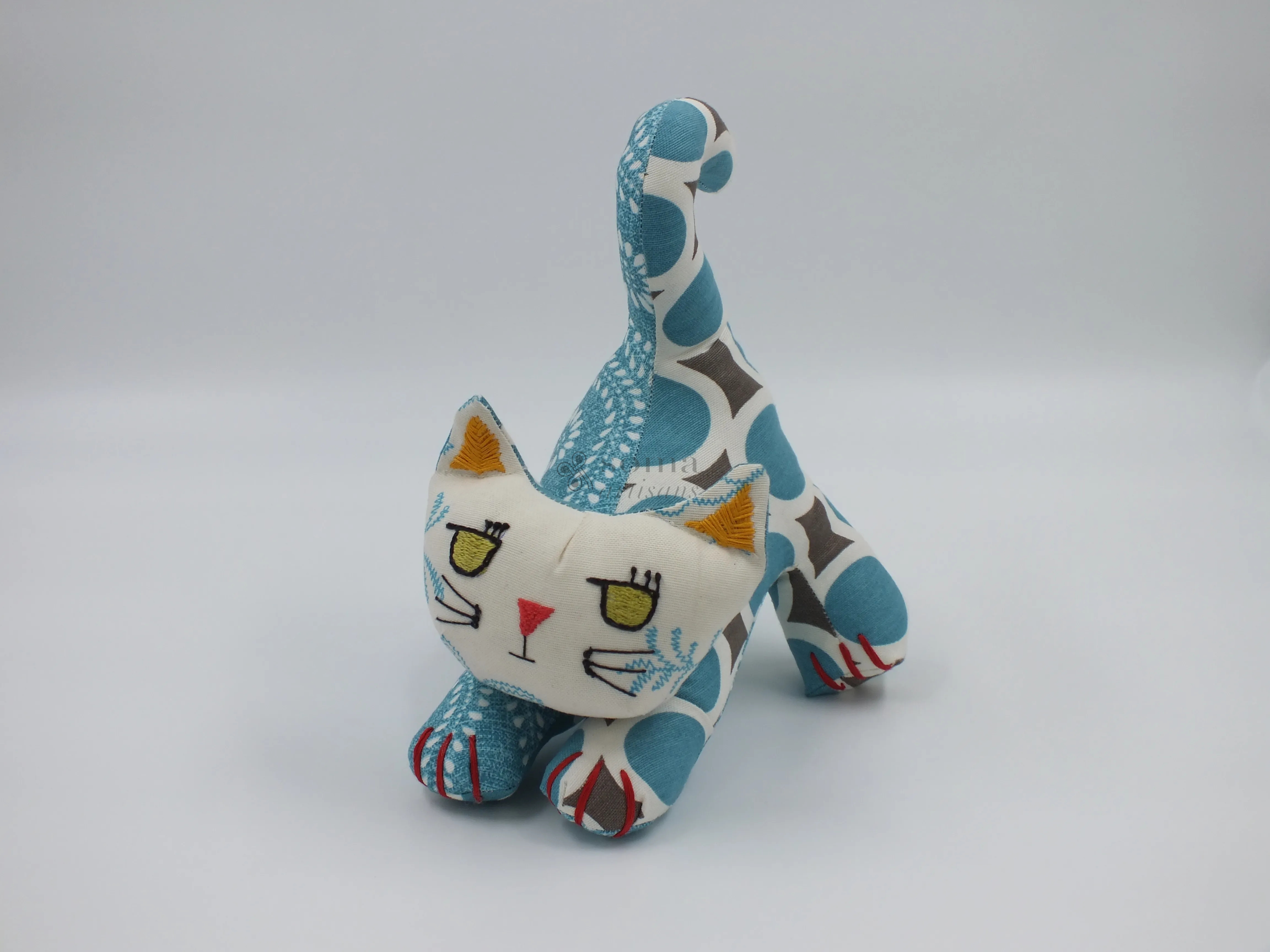 Mavi Kedi Oyuncak Pamuklu CAT002
