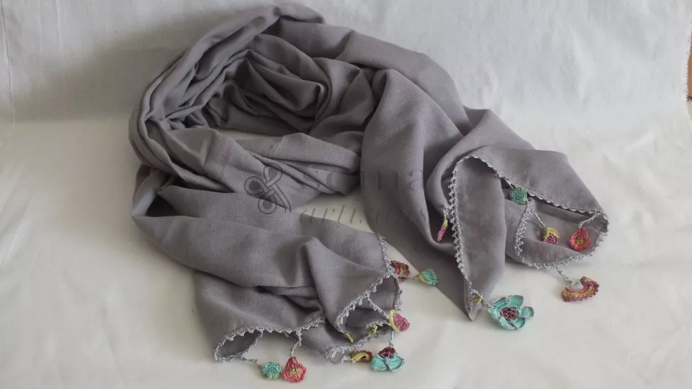 SHL309 Tığ Oyalı Şal